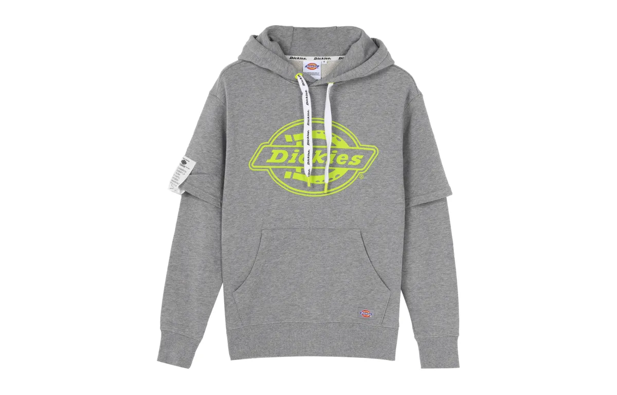 Dickies Sweatshirts Men's Gray Hooded Moderate Mock Two Piece