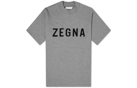 Fear Of God x Zzegna Short Sleeved T Shirts Men's Gray
