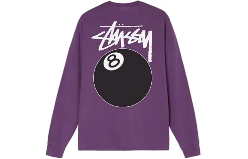Stussy 8 Ball Pigment Dyed Long Sleeve Tee
