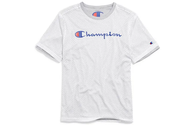 Champion T Shirt US Version Unisex White