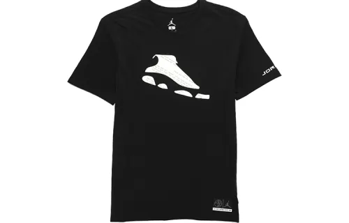 Jordan Air T Shirts Men's Crew Neck Moderate Straight Fit