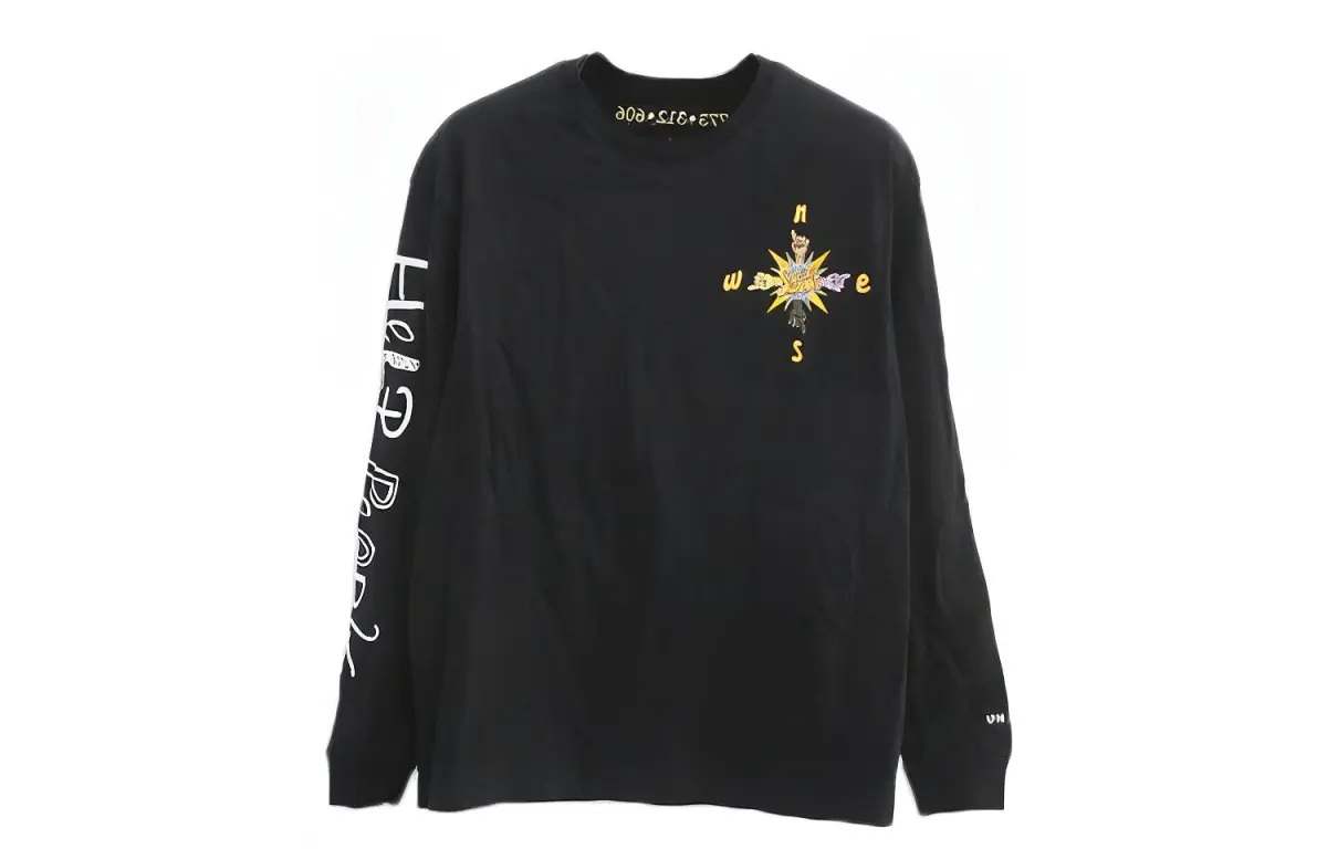 Jordan Sweatshirts Men's Black Crew Neck Moderate Regular