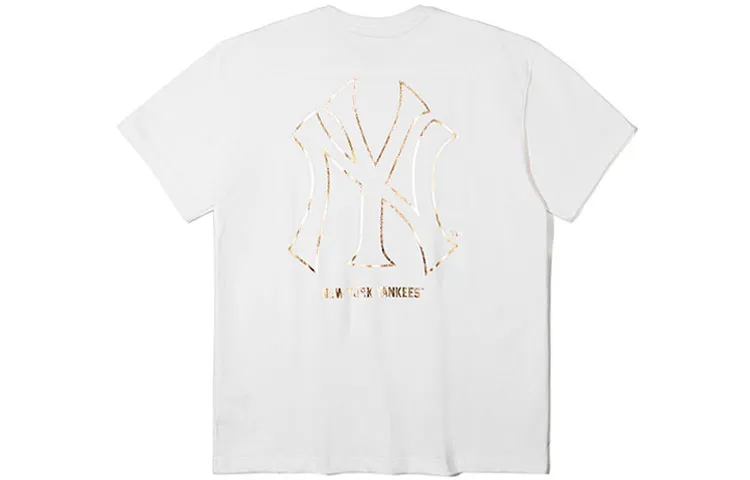 New Era T Shirt Couple, Trendy And Versatile Unisex White