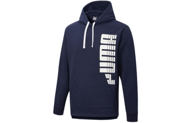 Мужское худи PUMA Rebel Bold logo (синее) — фото 1