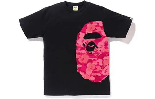 A BATHING APE Head Series T Shirt Unisex Black