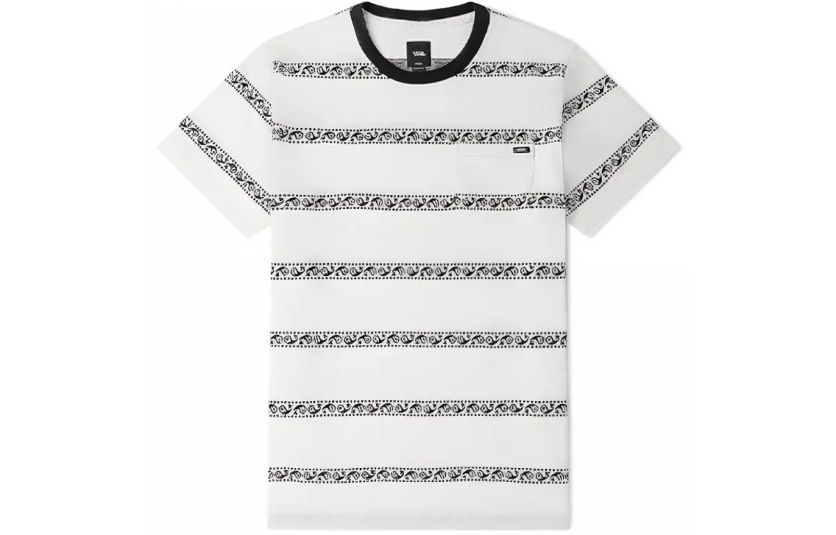 Vans T-Shirts Unisex Ecru Crew Neck Moderate Straight Fit
