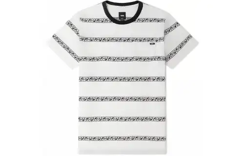 Vans T Shirts Unisex Ecru Crew Neck Moderate