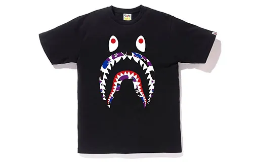 A BATHING APE Bape T Shirts Unisex Crew Neck Moderate Straight Fit