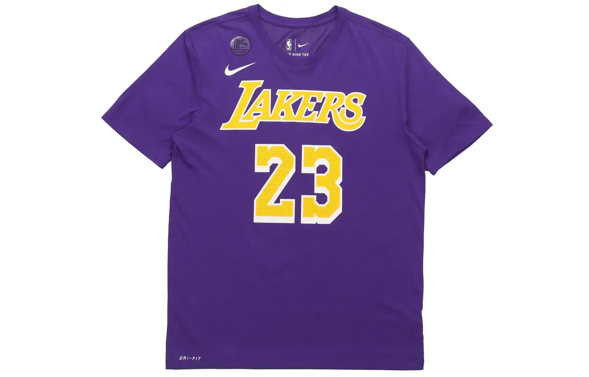 Nike NBA T-Shirts Men's Crew Neck Moderate Straight Fit