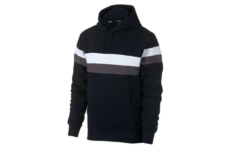 Nike Sweatshirts Men's Black Hooded Moderate Regular
