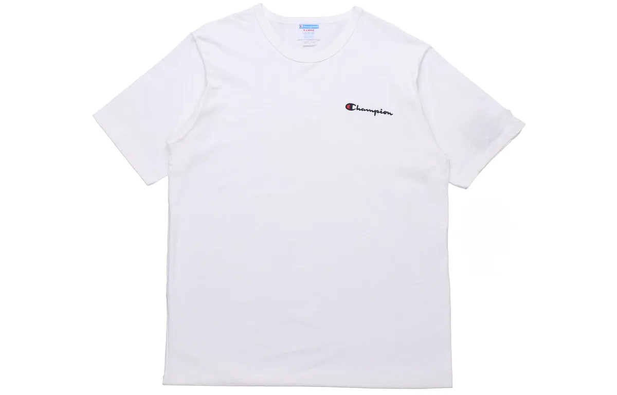 Champion T Shirt US Version Unisex White