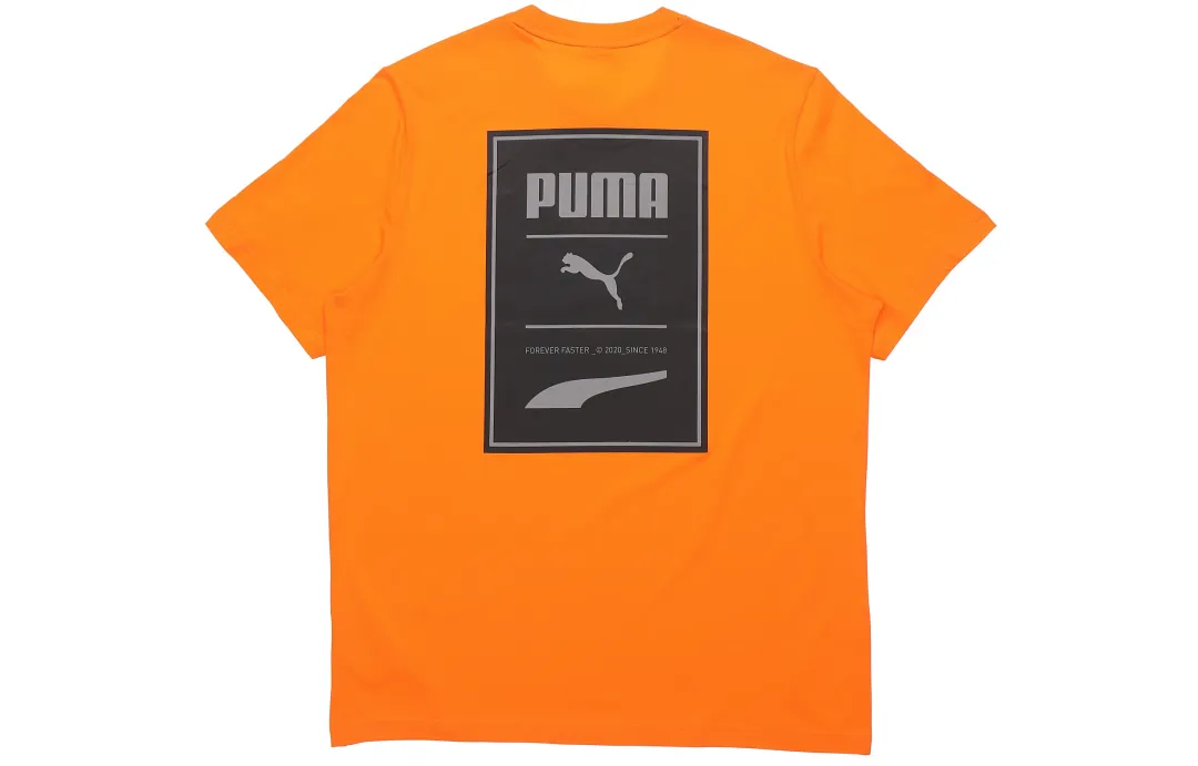 PUMA T Shirt Men's Bright Orange