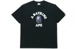 A BATHING APE Color Camo College Tee