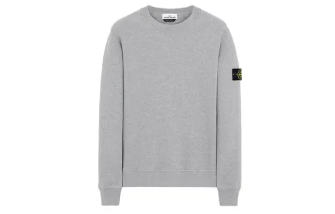 STONE ISLAND Sweatshirt Men's Pink Dust Gray
