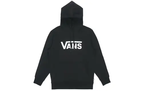 Vans Sweatshirts Unisex Black Hooded Moderate Regular