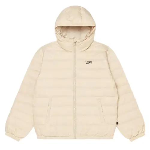 Vans Down Jackets Unisex Ecru Hooded Moderate