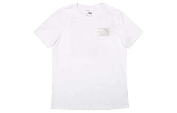 THE NORTH FACE T-Shirts Unisex White Crew Neck Moderate Straight Fit