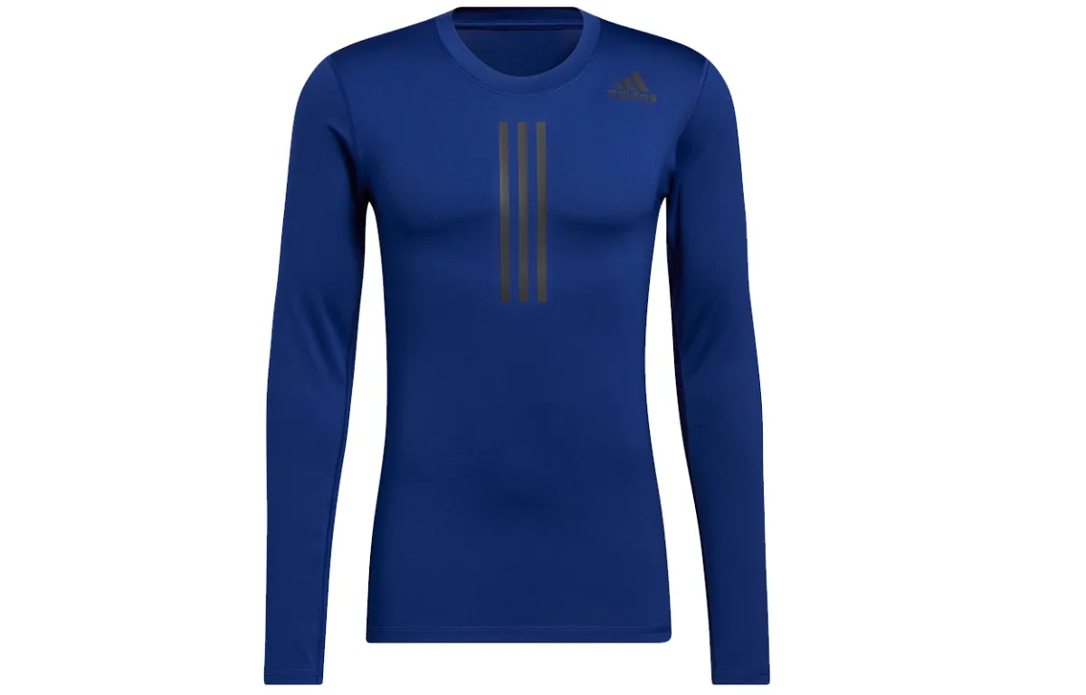 Adidas T-Shirts Men's Blue Crew Neck Moderate