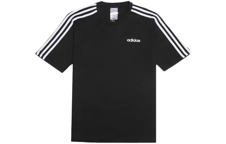 Adidas Set in Sleeve T Shirt Men's Black