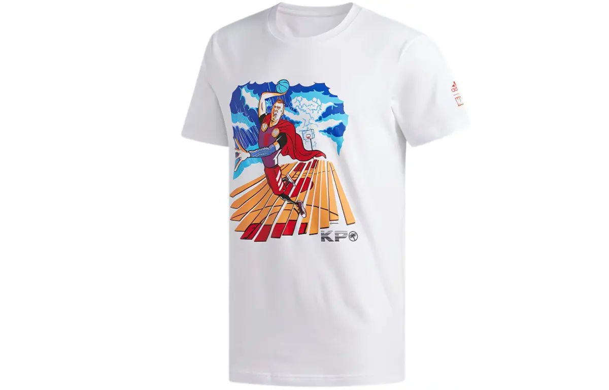 Adidas T-Shirts Men's Crew Neck Moderate Straight Fit