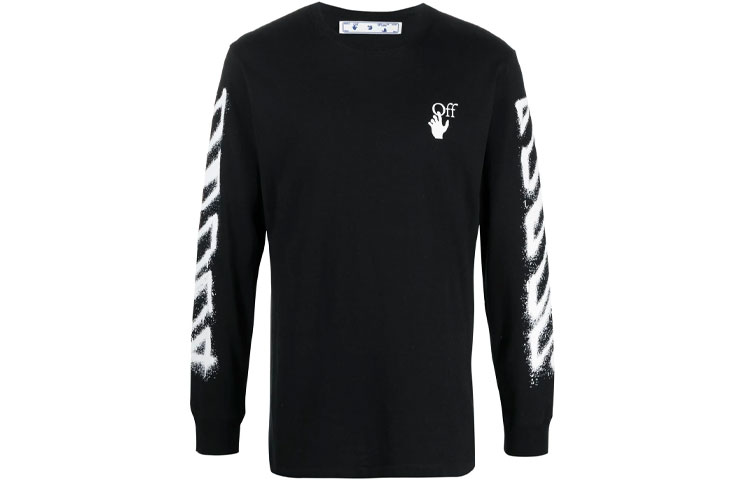 OFF WHITE Spray Marker Arrows Long Sleeve T shirt