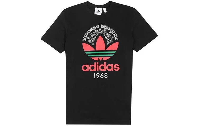 Adidas Originals Set in Sleeve T Shirt Men's Black