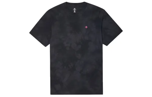 Converse T Shirts Men's Black Crew Neck Moderate Straight Fit