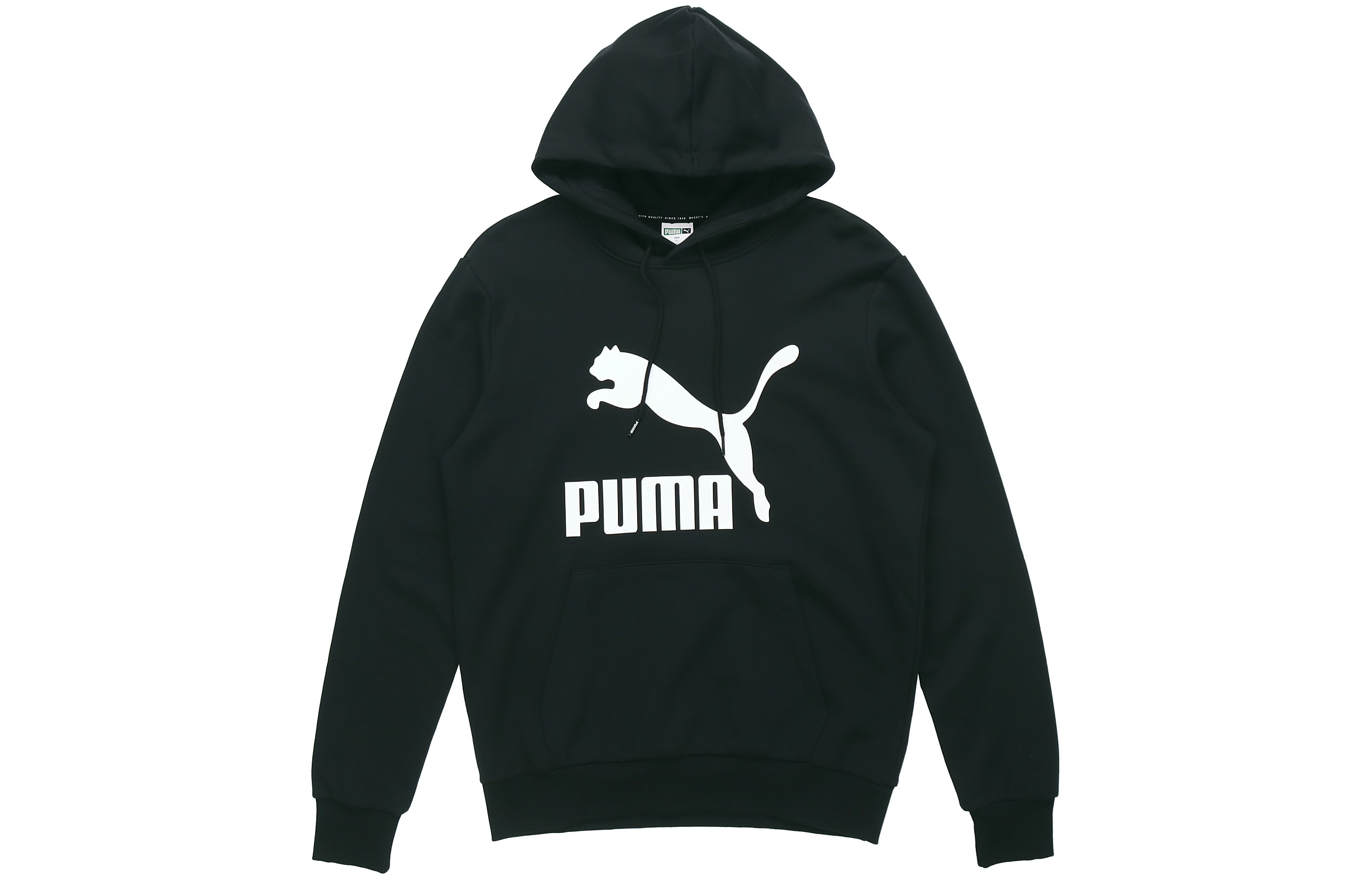 PUMA ESSENTIALS Sweatshirts Men's Black Hooded Moderate Regular