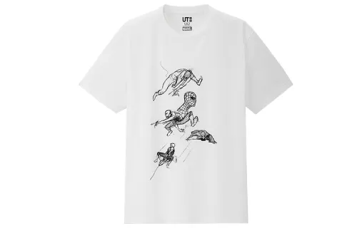 UNIQLO x MARVEL T Shirt Unisex White