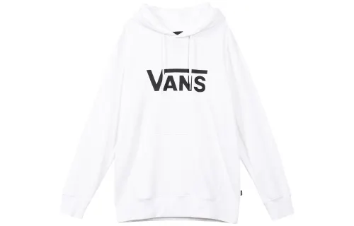 Vans Sweatshirts Unisex White Hooded Moderate Regular