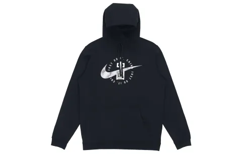 Nike Sweatshirts Men's Black Hooded Moderate Regular