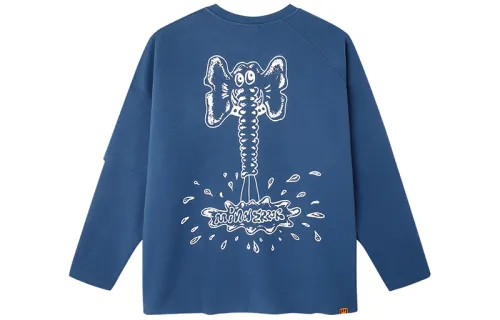 MIND ERROR Straight Fit Long Sleeved T Shirt Unisex
