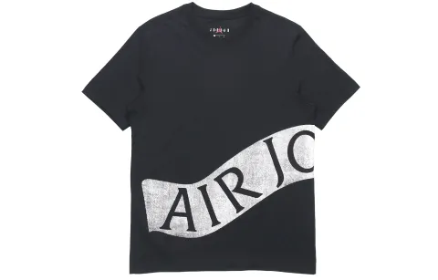 Jordan Air T-Shirts Men's Crew Neck Moderate Straight Fit
