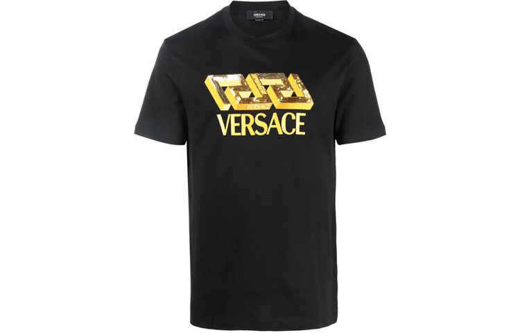 Мужская футболка Versace (черная)