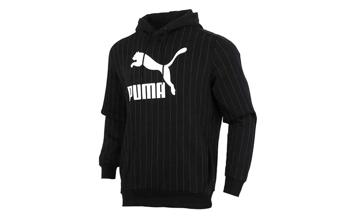 PUMA Pinstripe Sweatshirt Men's Black