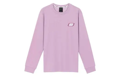 Skechers Sweatshirts Unisex Light Snow Cyan Crew Neck Moderate Regular