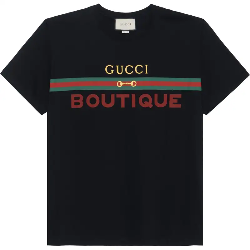 【Previous Season】GUCCI boutique print T-shirt