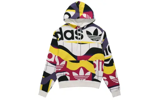 Adidas Originals Sweatshirts Men's White Hooded Moderate Regular