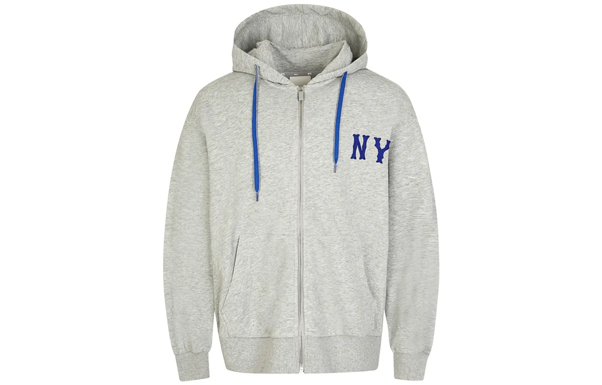 MLB Common New York Yankees NY Hooded Sweatshirt Unisex Heather Gray Gift Recommendation