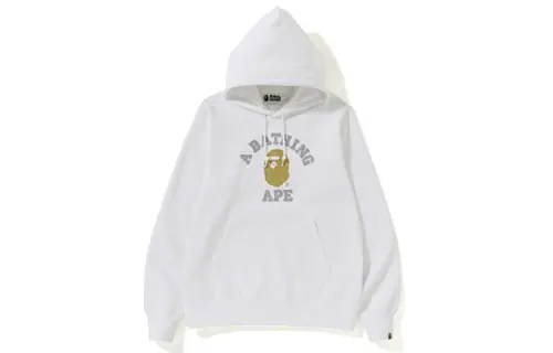 Bape Glitter College Pullover Hoodie