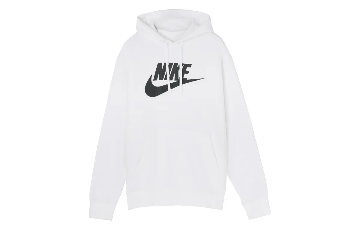 Nike Sweatshirts Men's White Hooded Thickened Regular