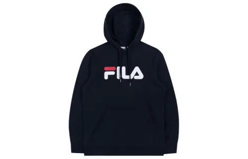 FILA Sweatshirts Men's Dark Blue Hooded Moderate Regular