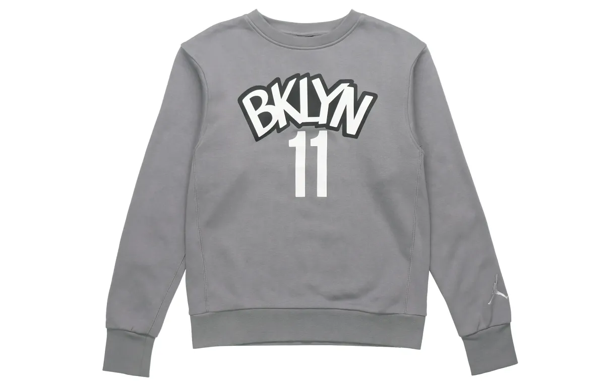 Jordan Sweatshirt Nets Men's Dark Steel Gray