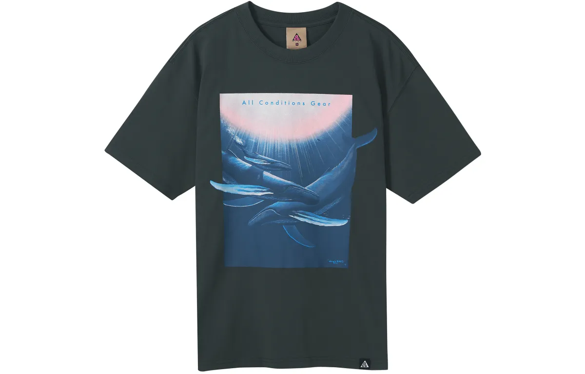 Nike ACG T-Shirt Men's Black Gray Color