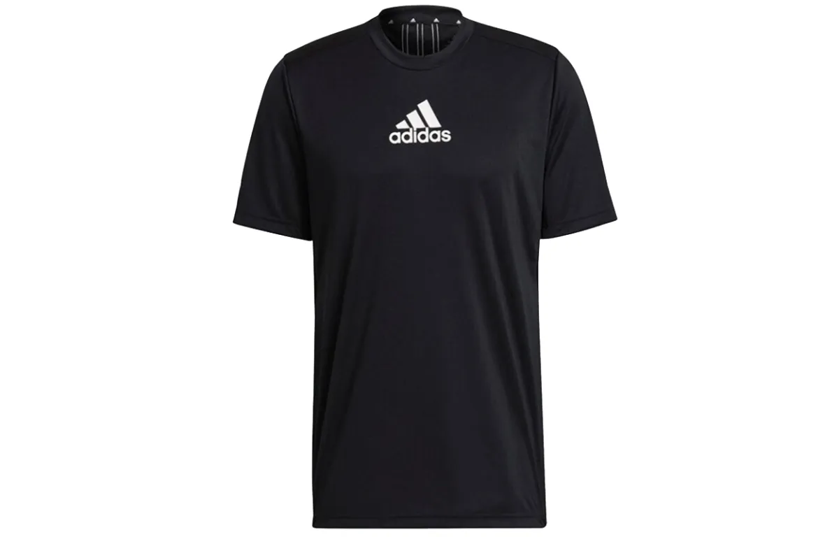 Adidas T-Shirts Men's Crew Neck Moderate Straight Fit