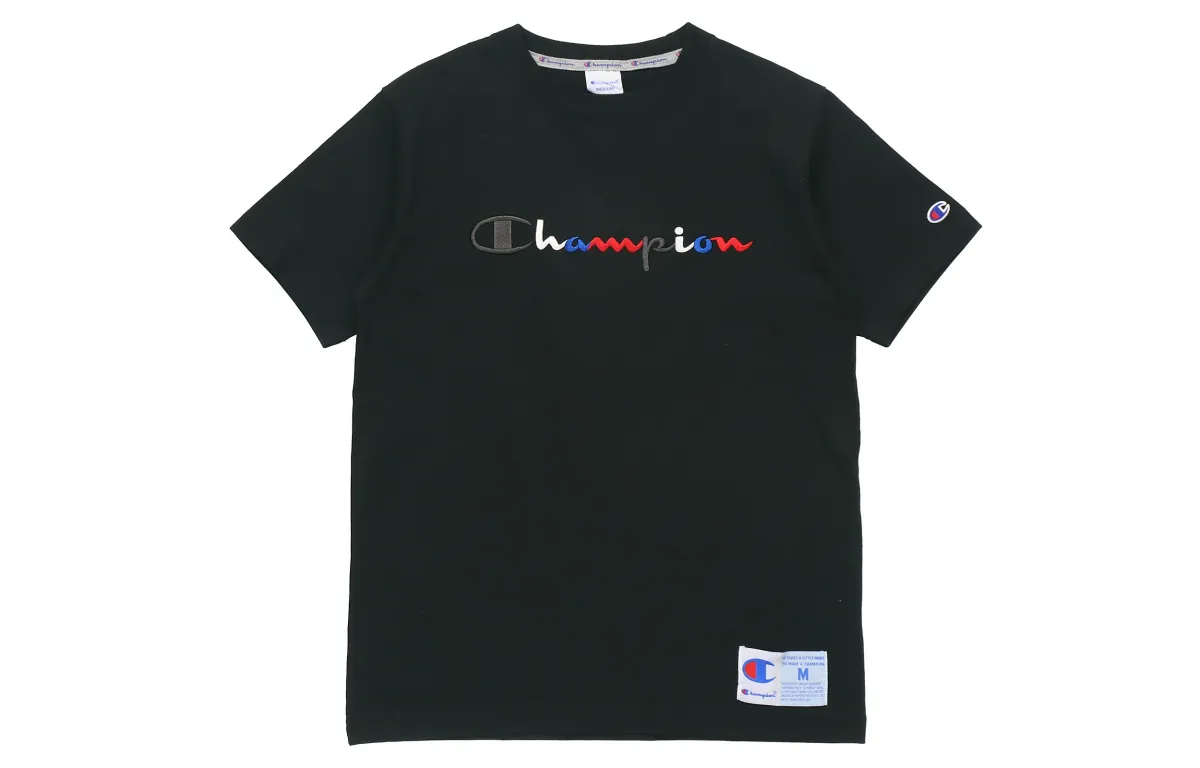 Champion T Shirt Japan Version Unisex Black