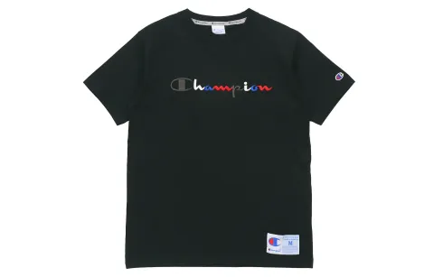 Champion T Shirt Japan Version Unisex Black