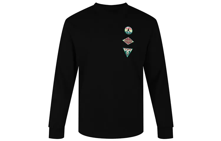 Jordan Sweatshirts Men's Black Crew Neck Moderate Other