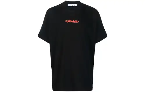 OFF WHITE Arrow On Canvas Print Tee