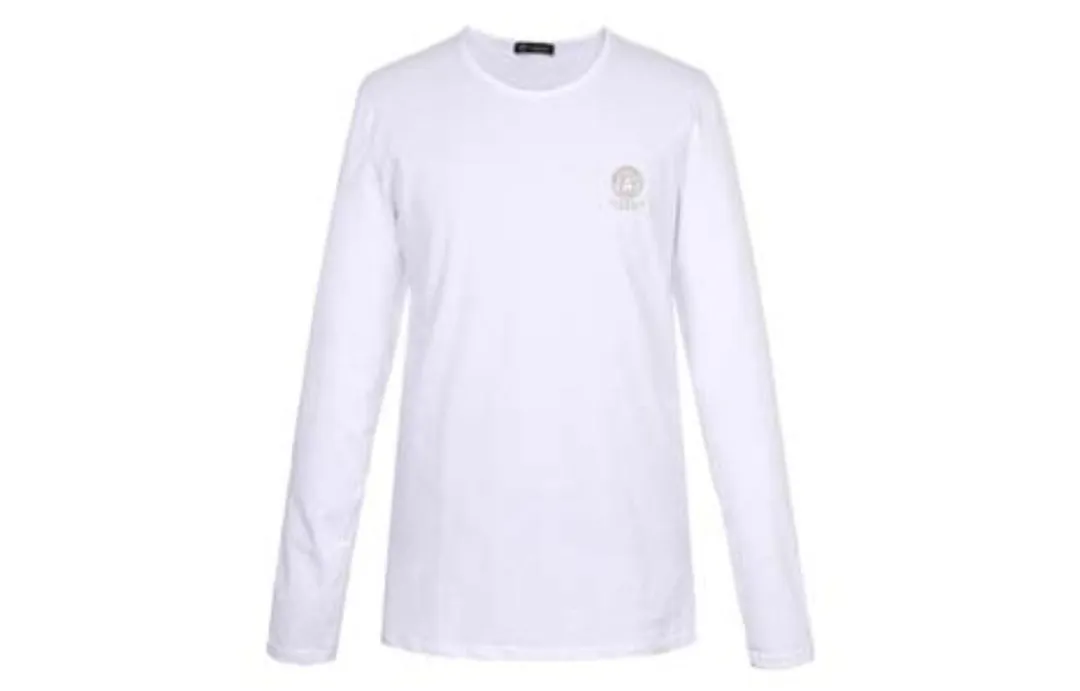VERSACE Long Sleeved Crewneck T Shirt